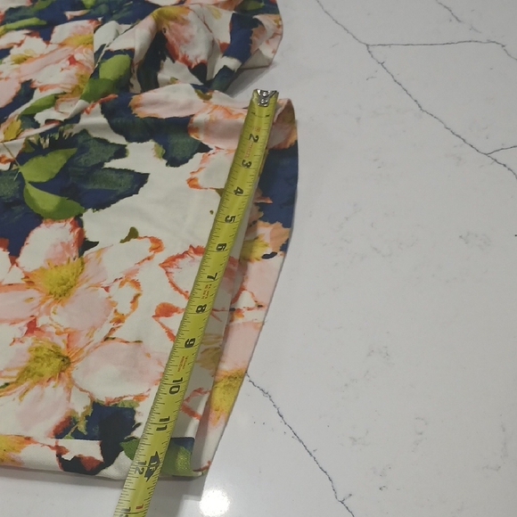 J. Crew High Waist Pink and Green Floral Shorts - Picture 12 of 14